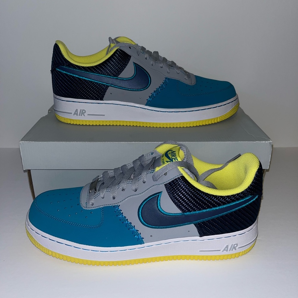 Nike Air Force 1 Grey tropical teal 2013 size 11 deadstock 488298-039